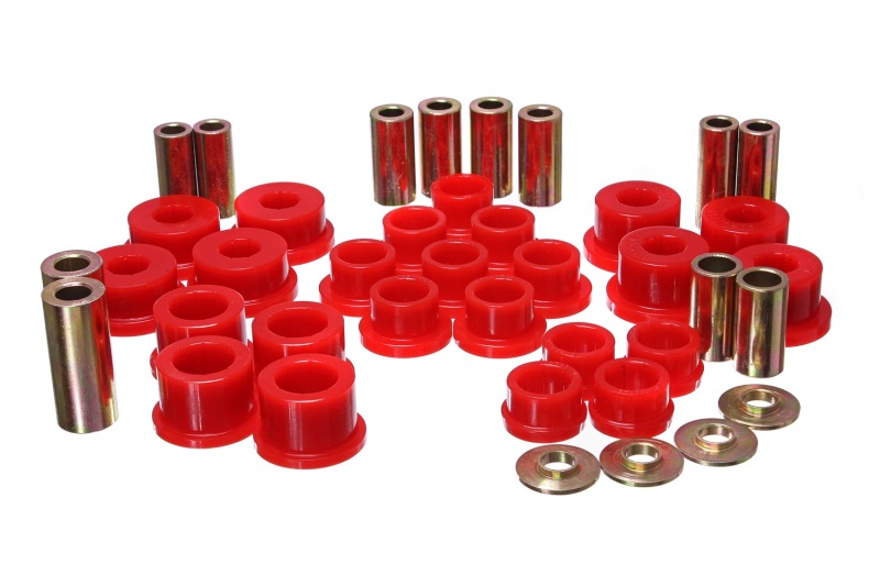 Energy Suspension 06-14 Mazda Miata Red Rear Control Arm Bushing Set - 11.3110R