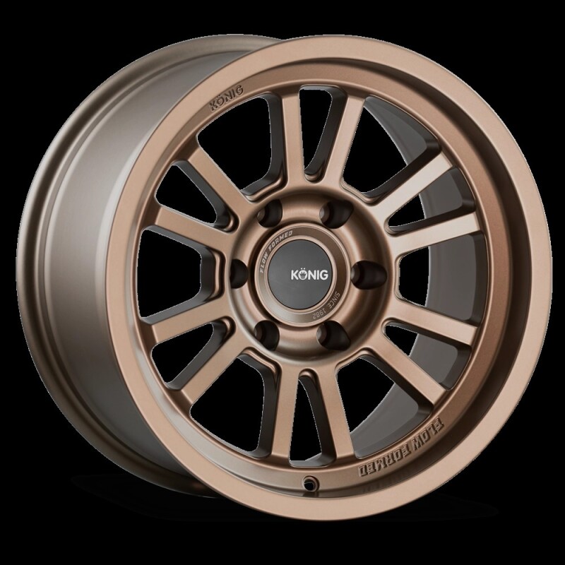 Konig HT1 17X8.5 6X139.7 ET-6 Satin Bronze - H1876139N68 Konig HT1 17X8.5 6X139.7 ET-6 Satin Bronze - H1876139N68