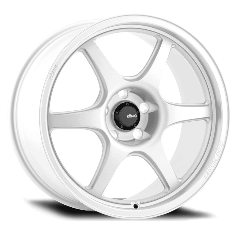 Konig Hexaform 18X8.5 5X114.3 ET43 Gloss White Flow Formed - HF8851443W