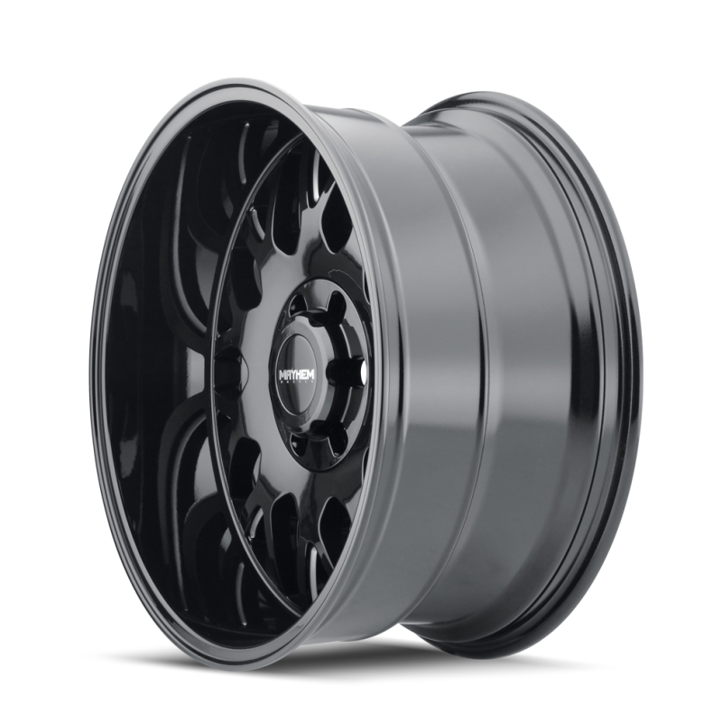 Mayhem 8110 Tripwire 20x10 / 6x135 BP / -19mm Offset / 87.1mm Hub Black w/ Milled Spokes Wheel - 8110-2136BM