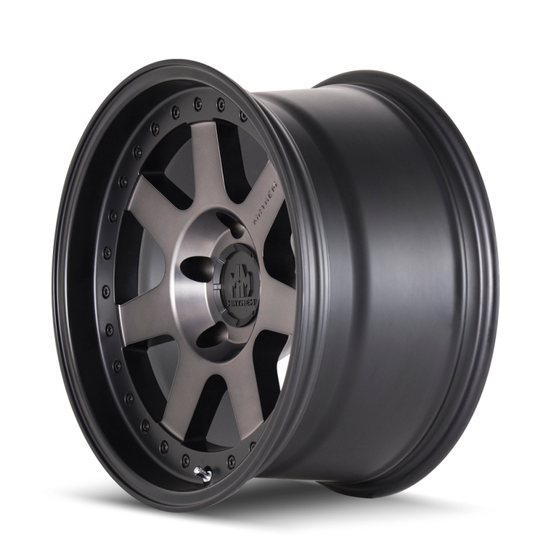 Mayhem 8300 Prodigy 20x9 / 8x180 BP / 0mm Offset / 130.8mm Hub Matte Black w/ Dark Tint Wheel - 8300-2978TM