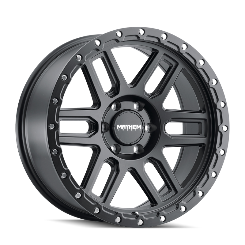 Mayhem 8304 Delta 20x9 / 5x127 BP / 0mm Offset / 78.1mm Hub Matte Black Wheel - 8304-2973MB
