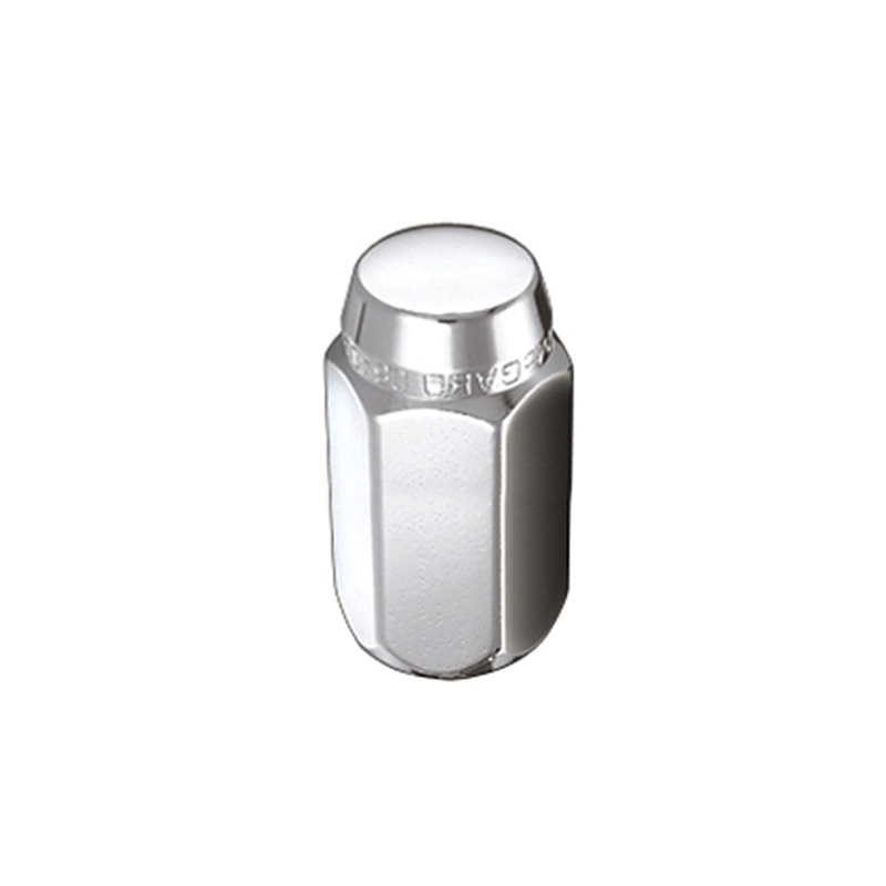 McGard Hex Lug Nut (Cone Seat) M12X1.25 / 13/16 Hex / 1.28in. Length (Box of 100) - Chrome - 69403