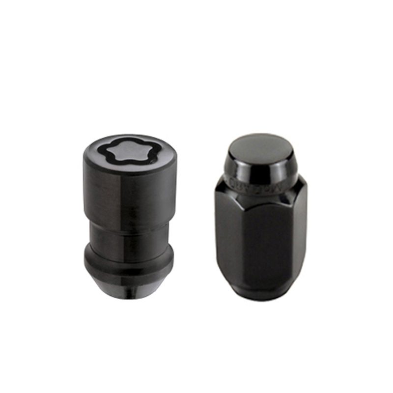 McGard 6 Lug Hex Install Kit w/Locks (Cone Seat Nut) 1/2-20 / 13/16 Hex / 1.5in. Length - Black - 84631