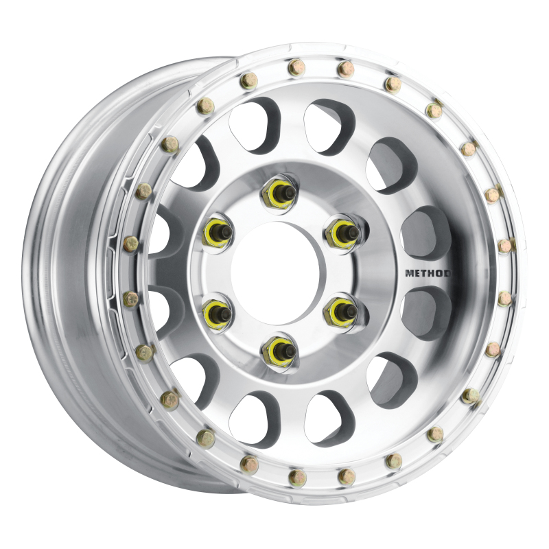 Method MR103 Beadlock 17x9 -12mm Offset 6x6.5 108mm CB Raw Machined w/BH-H24125 Wheel - MR10379070312BR