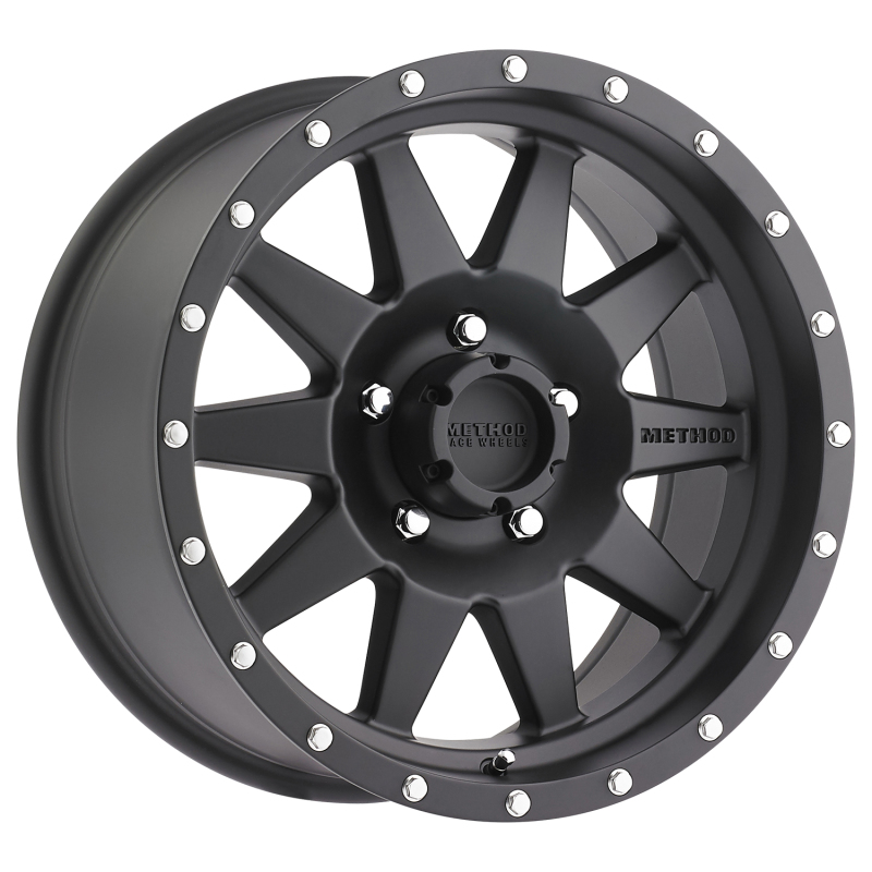 Method MR301 The Standard 17x9 -12mm Offset 5x4.5 83mm CB Matte Black Wheel - MR30179012512N