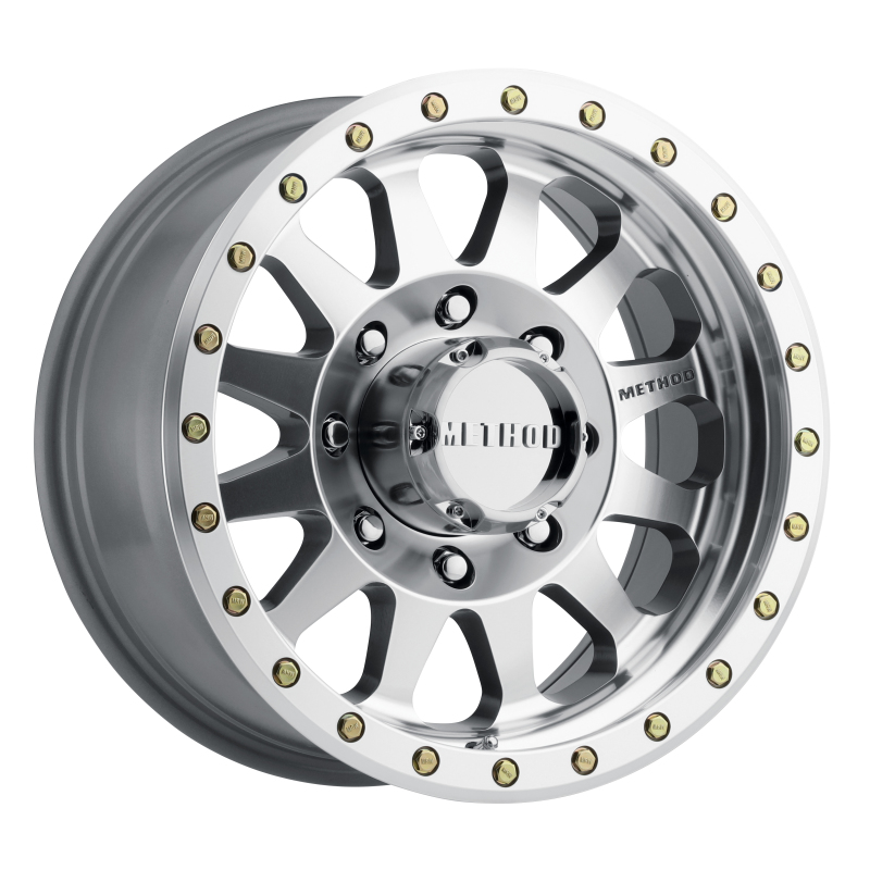 Method MR304 Double Standard 20x10 -18mm Offset 8x180 130.81mm CB Machined/Clear Coat Wheel - MR30421088318N