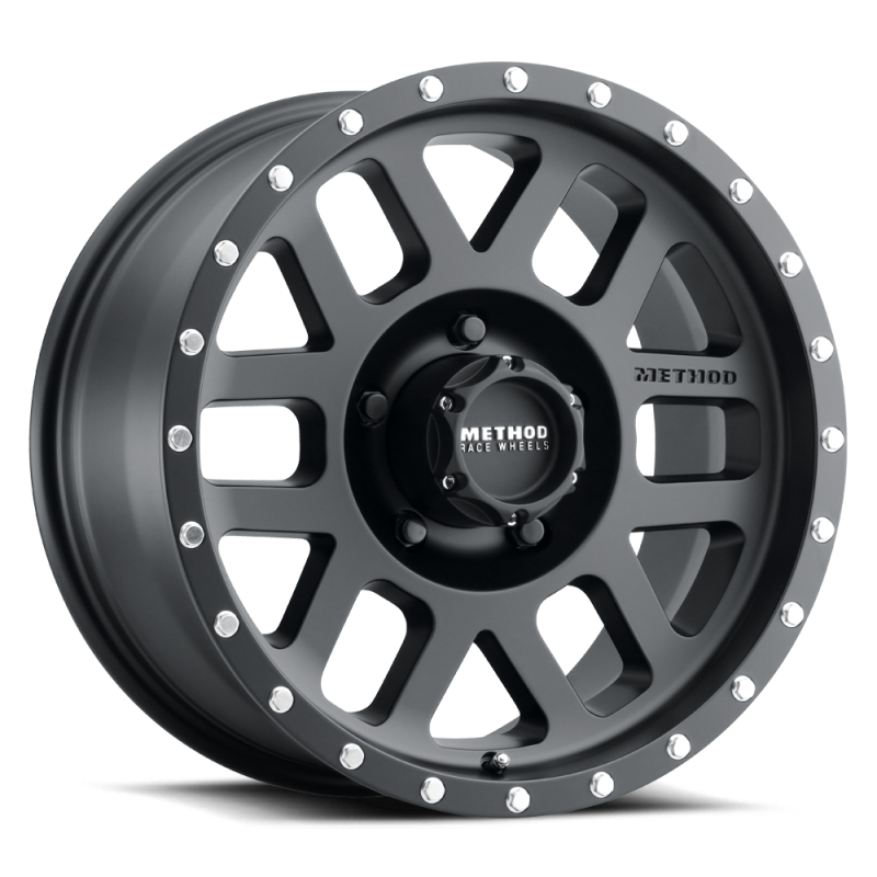 Method MR306 Mesh 18x9 -12mm Offset 5x5 94mm CB Matte Black Wheel - MR30689050512N