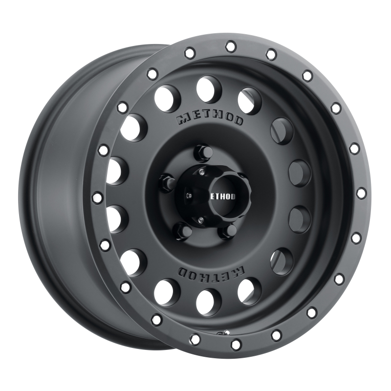 Method MR307 Hole 17x8.5 0mm Offset 5x5 94mm CB Matte Black Wheel - MR30778550500