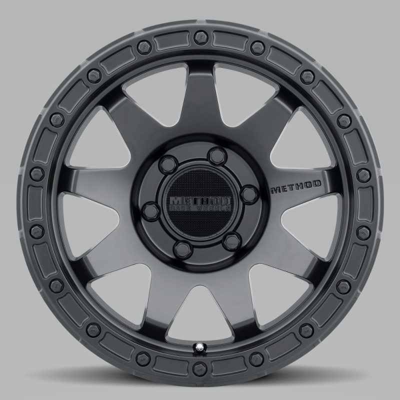 Method MR317 17x8.5 0mm Offset 6x5.5 106.25mm CB Matte Black Wheel - MR31778560500