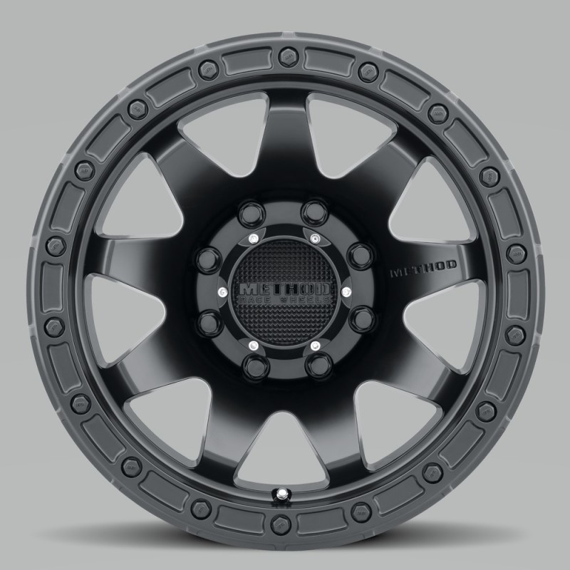 Method MR317 18x9 +18mm Offset 8x6.5 130.81mm CB Matte Black Wheel - MR31789080518