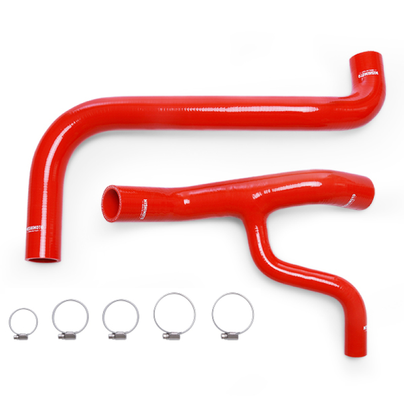Mishimoto 98-04 Ford F-150 4.6L Red Silicone Radiator Hose Kit - MMHOSE-F46-98RD