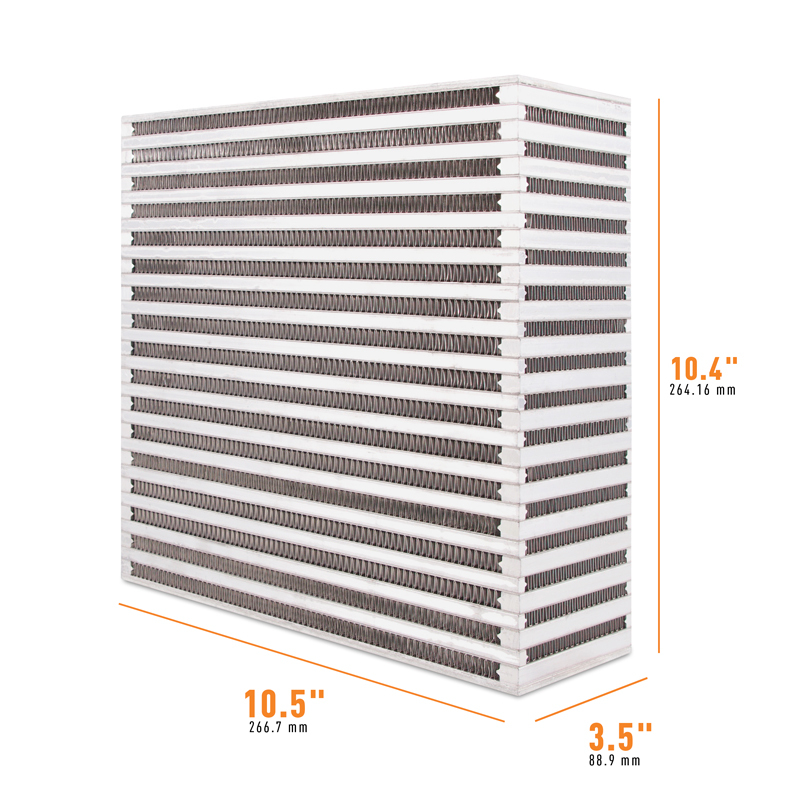 Mishimoto Universal Air-to-Air Intercooler Core - 10.5in / 10.4in / 3.5in - MMUIC-21