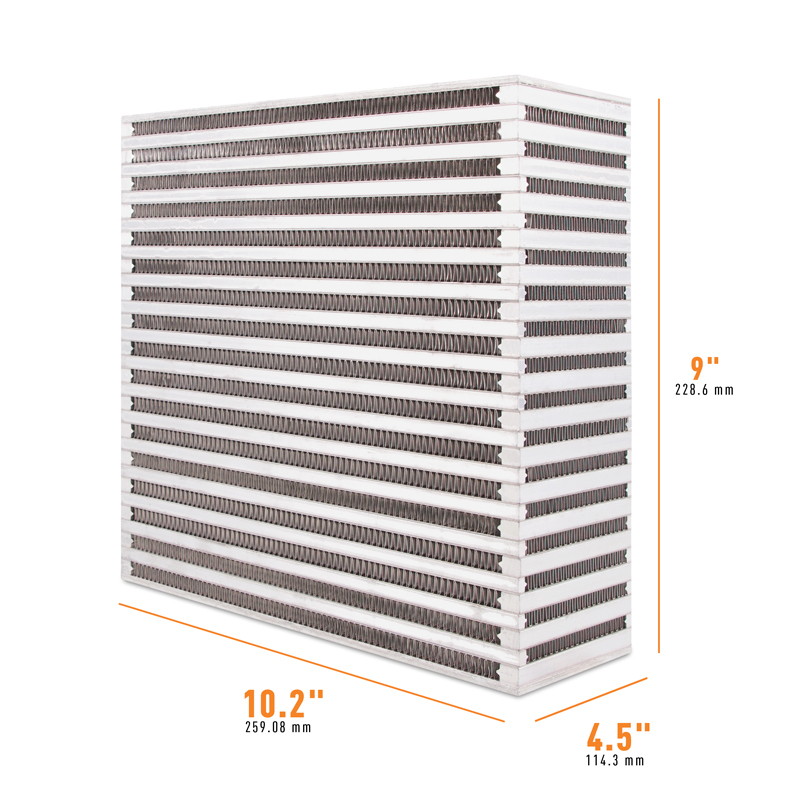 Mishimoto Universal Air-to-Air Intercooler Core - 10.2in / 9in / 4.5in - MMUIC-22
