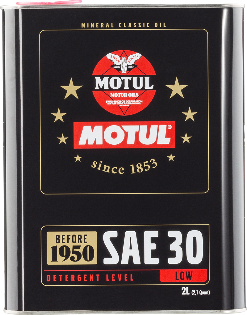 Motul Classic SAE 30 Oil - 6x2L - 104509