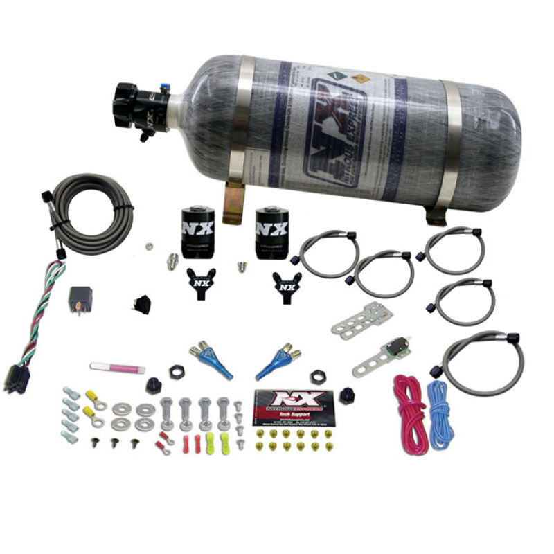 Nitrous Express BMW EFI All Dual Nozzle Nitrous Kit (50-300 HP) w/Composite Bottle - 20816-12