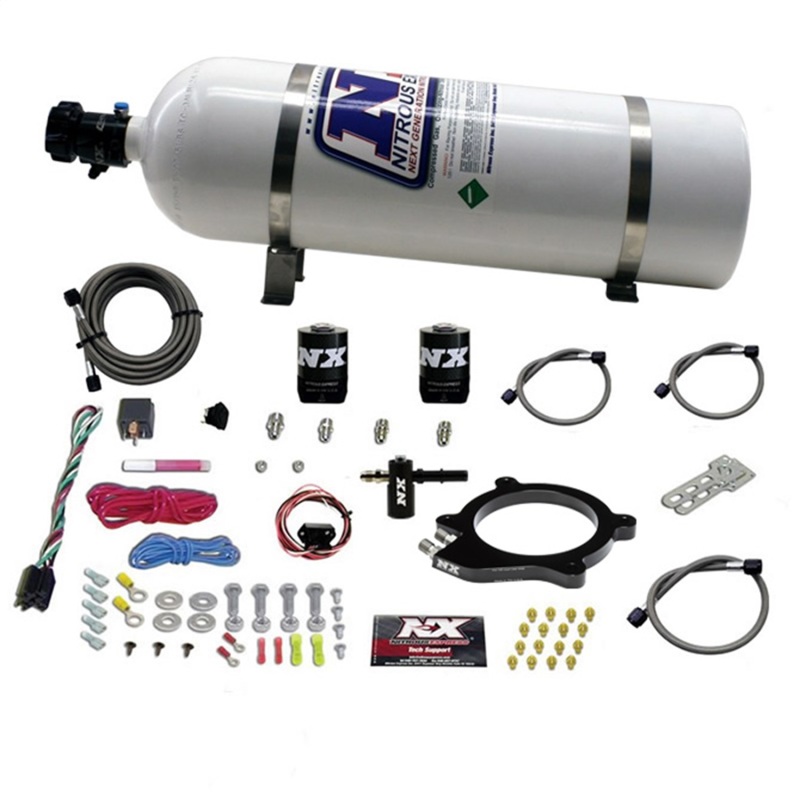 Nitrous Express Chevrolet Corvette/Camaro LT4 Supercharged 6.2L Nitrous Plate System w/15lb Bottle - 20961-15