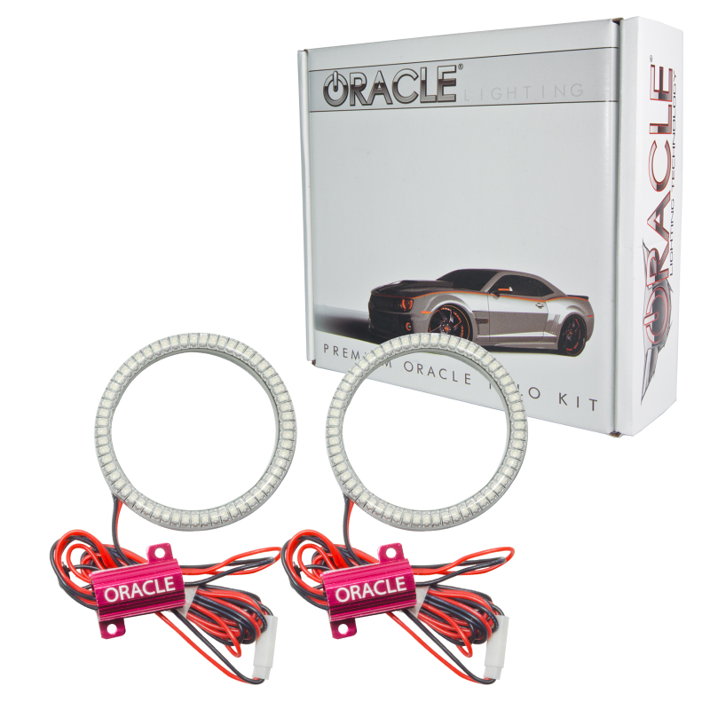 Oracle Ford Mustang V6 13-14 WP LED Projector Fog Halo Kit - White - 1212-001