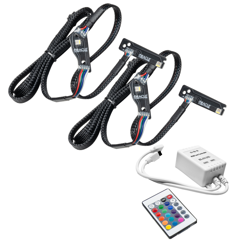 Oracle 15-21 Nissan GT-R Lightning Bolt Headlight DRL RGB+W w/ Simple Controller - 1283-504