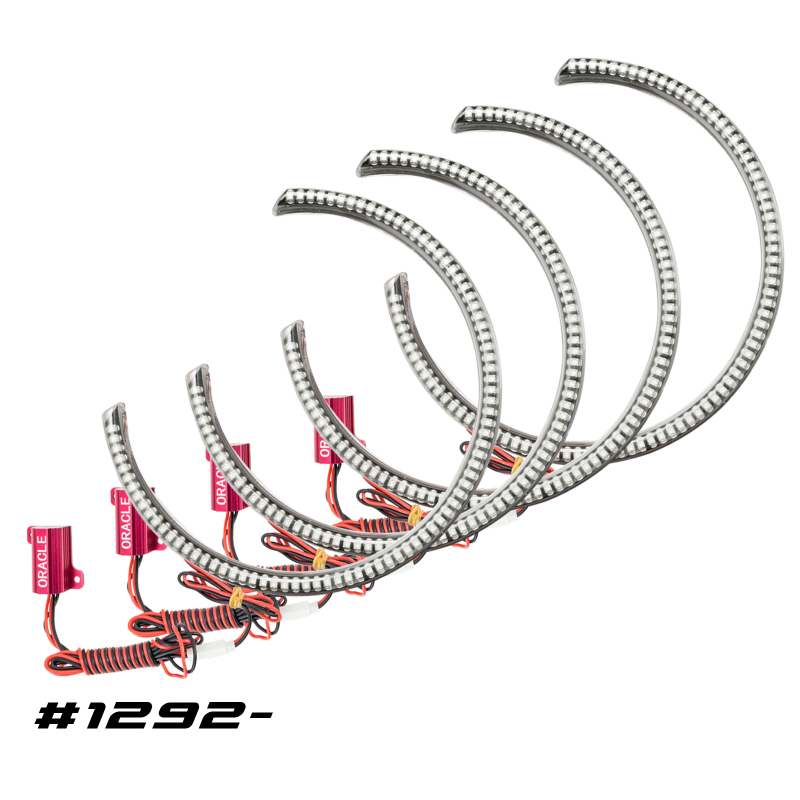 Oracle Dodge Challenger 08-14 LED Waterproof Halo Kit - Red - 1292-003