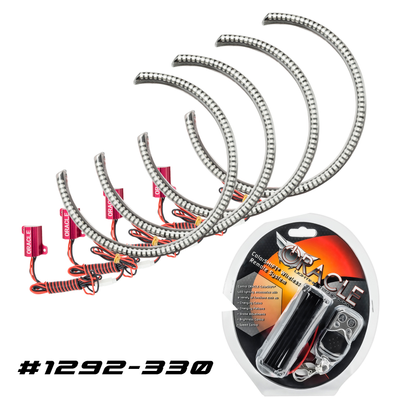 Oracle Dodge Challenger 08-14 LED Waterproof Halo Kit - ColorSHIFT - 1292-330