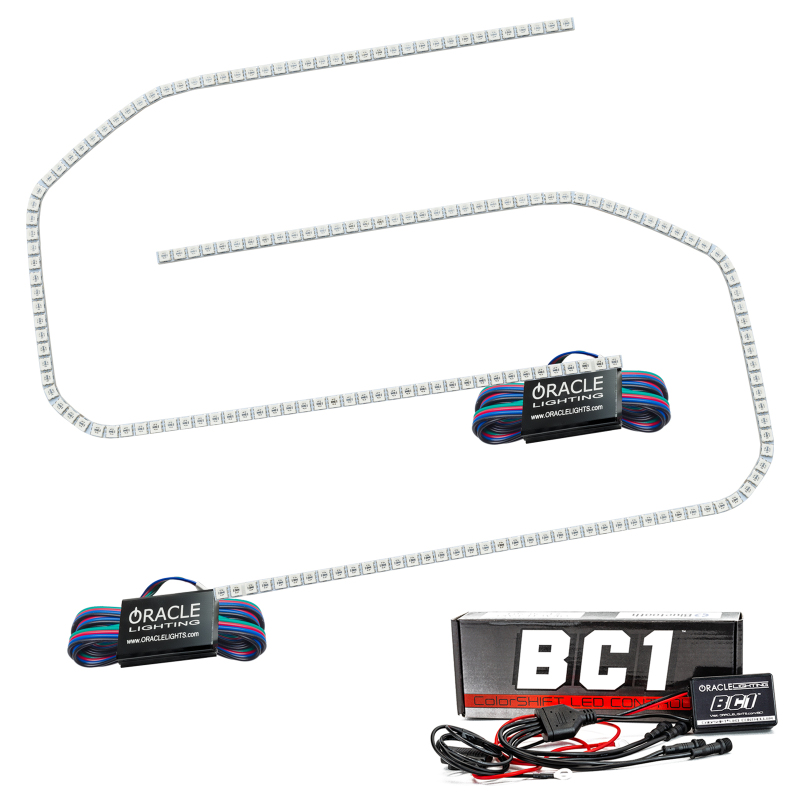Oracle 16-18 GMC Sierra Headlight DRL Upgrade Kit - ColorSHIFT w/ BC1 Controller - 1320-335