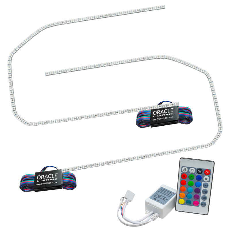 Oracle 16-18 GMC Sierra Headlight DRL Upgrade Kit - ColorSHIFT w/ Simple Controller - 1320-504