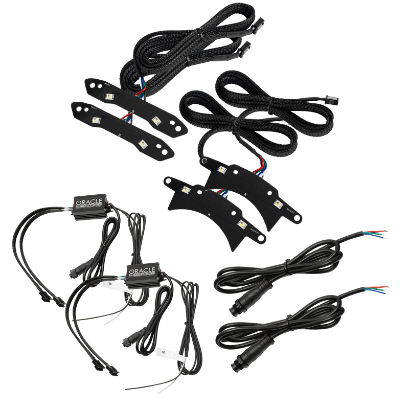 Oracle 15-21 Dodge Challenger RGB+W Headlight DRL Upgrade Kit - ColorSHIFT+W - 1329-339