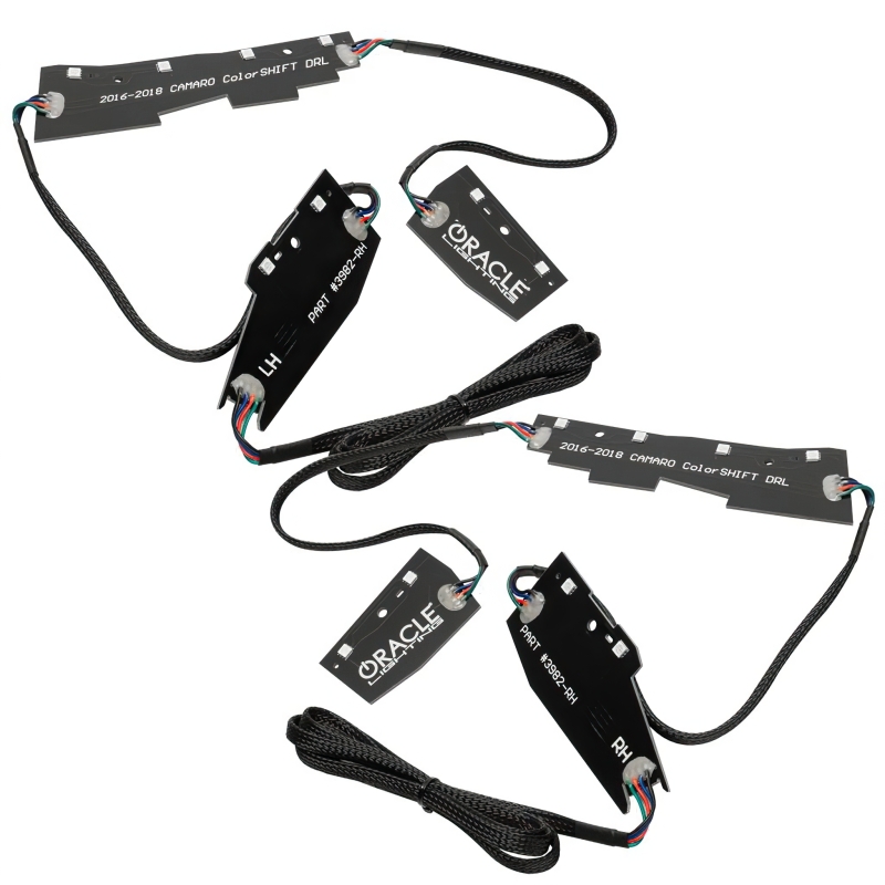 Oracle 16-18 Chevy Camaro RGB+W Headlight DRL Upgrade Kit - ColorSHIFT w/o Controller - 1345-339