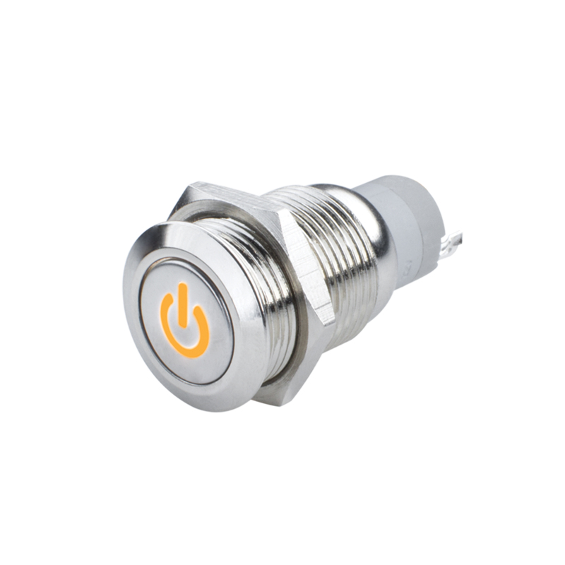 Oracle Power Symbol On/Off Flush Mount LED Switch - Amber - 2057-005