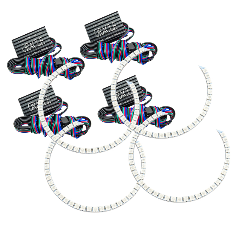 Oracle Chrysler 300 BaseTouring 05-10 Halo Kit - ColorSHIFT w/o Controller - 2227-334