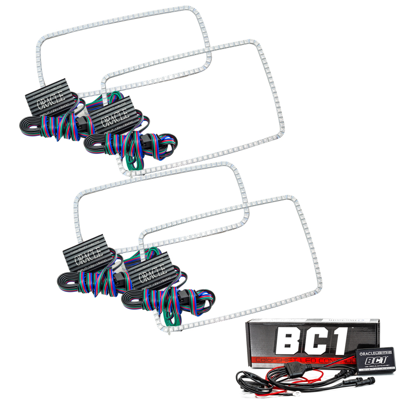 Oracle Ford F250 08-10 Halo Kit - ColorSHIFT w/ BC1 Controller - 2249-335