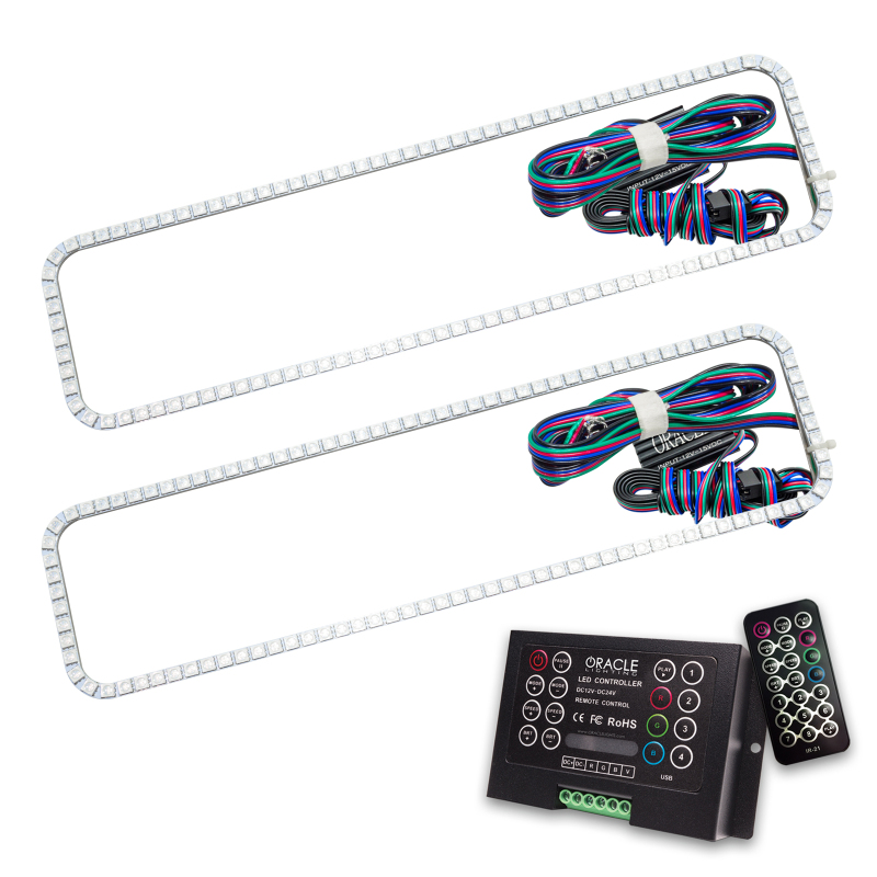 Oracle Chevrolet Suburban 92-99 Halo Kit - ColorSHIFT w/ 2.0 Controller - 2279-333