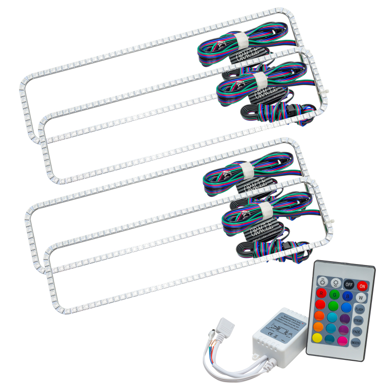 Oracle GMC Yukon 92-99 Dual Halo Kit - ColorSHIFT w/ Simple Controller - 2286-504