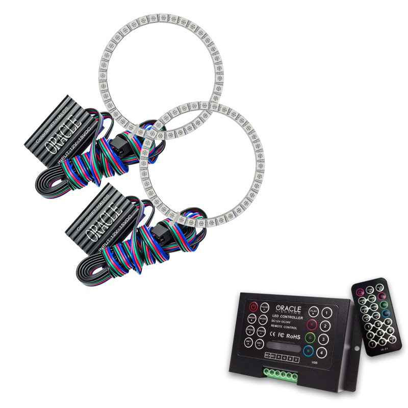 Oracle Dodge Charger 11-14 Projector Halo Kit - ColorSHIFT w/ 2.0 Controller - 2294-333