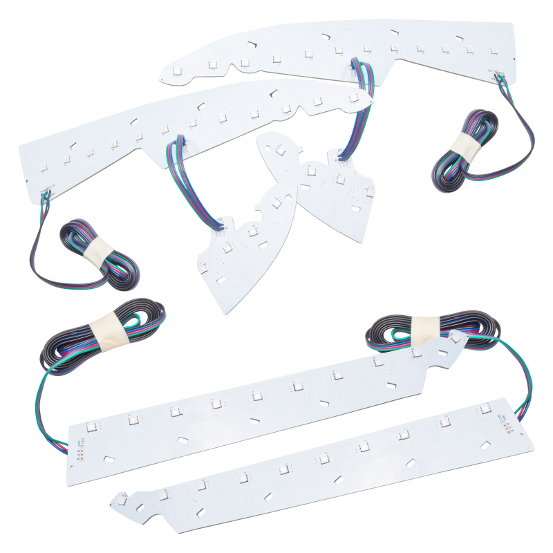 Oracle 14-15 GMC Sierra Headlight DRL Upgrade Kit - ColorSHIFT w/o Controller - 2450-334