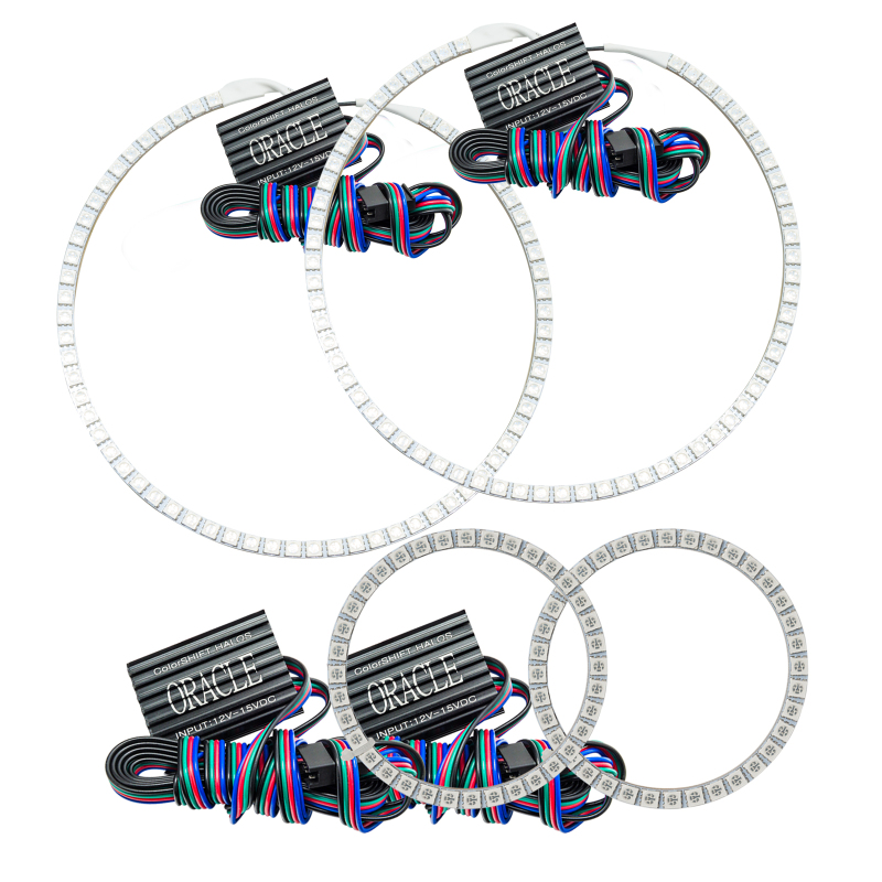 Oracle Porsche Cayenne 03-06 Halo Kit - ColorSHIFT w/o Controller - 2510-334