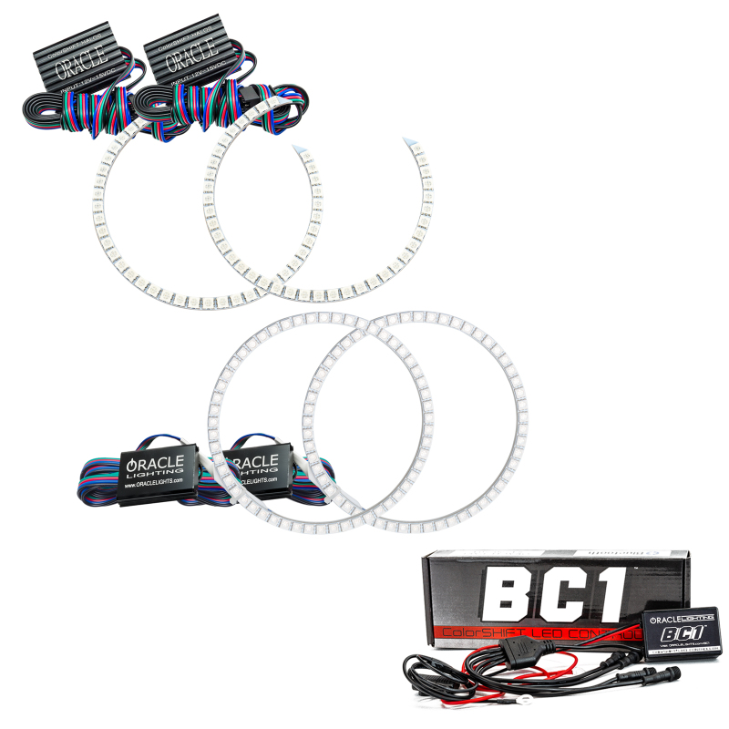 Oracle Mitsubishi Lancer/Evo 08-16 Halo Kit - ColorSHIFT w/ BC1 Controller - 2672-335