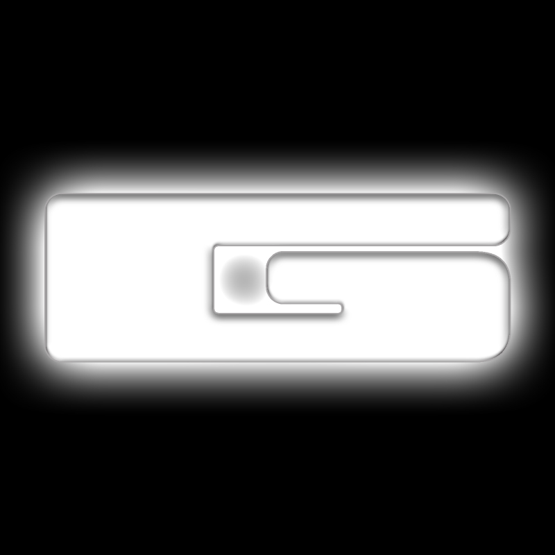 ORACLE Lighting Universal Illuminated LED Letter Badges - Matte Wht Surface Finish - G - 3140-G-001