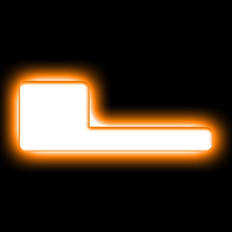 ORACLE Lighting Universal Illuminated LED Letter Badges - Matte Wht Surface Finish - L - 3140-L-005