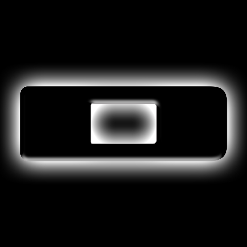 ORACLE Lighting Universal Illuminated LED Letter Badges - Matte Blk Surface Finish - D - 3141-D-001