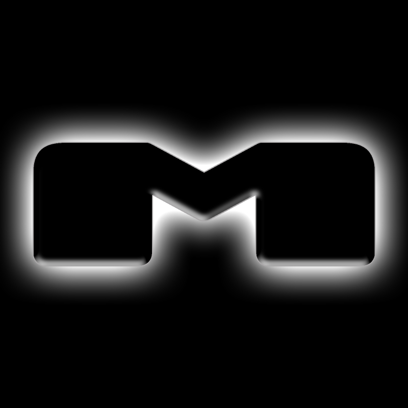 ORACLE Lighting Universal Illuminated LED Letter Badges - Matte Blk Surface Finish - M - 3141-M-001