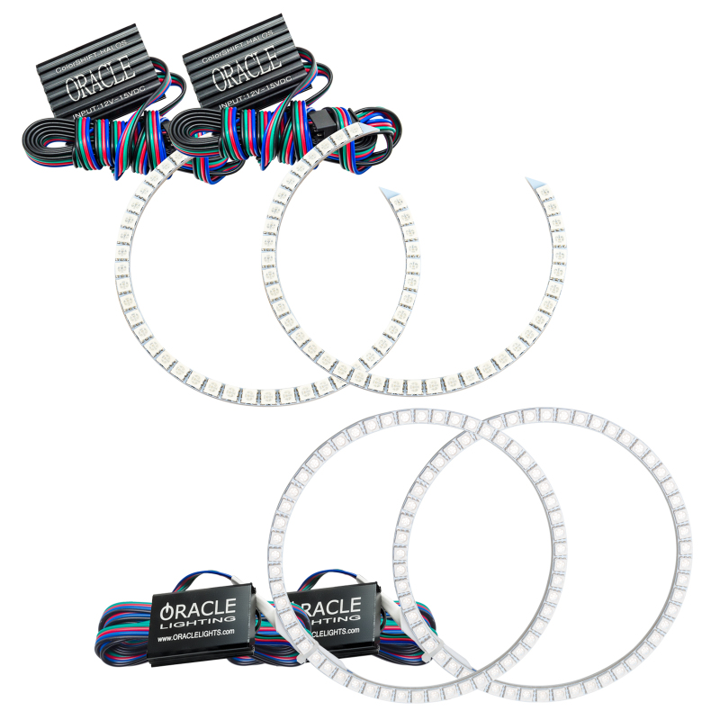 Oracle Chevrolet Trail Blazer 02-09 Halo Kit - ColorSHIFT w/o Controller - 3972-334