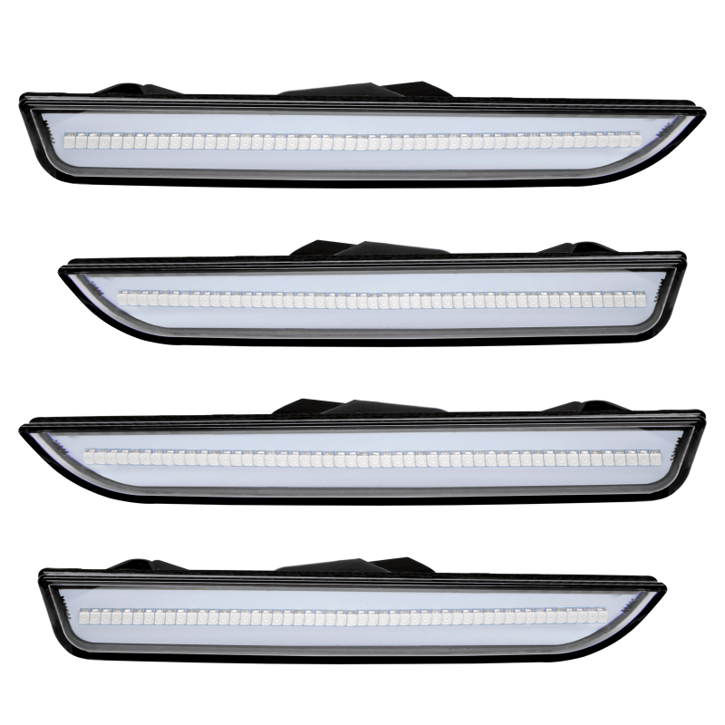 Oracle 10-14 Ford Mustang Concept Sidemarker Set - Clear - No Paint - 9700-019