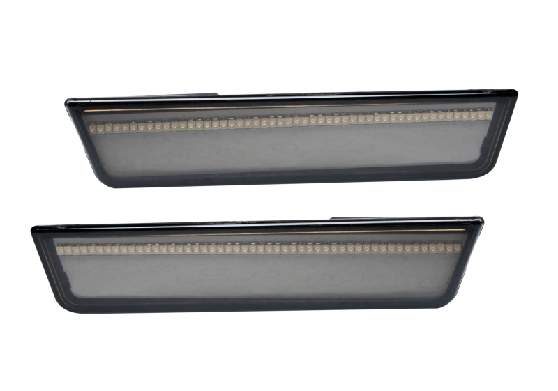 Oracle 11-14 Dodge Charger Concept Sidemarker Set (Rear Only) - Tinted - No Paint - 9834-020