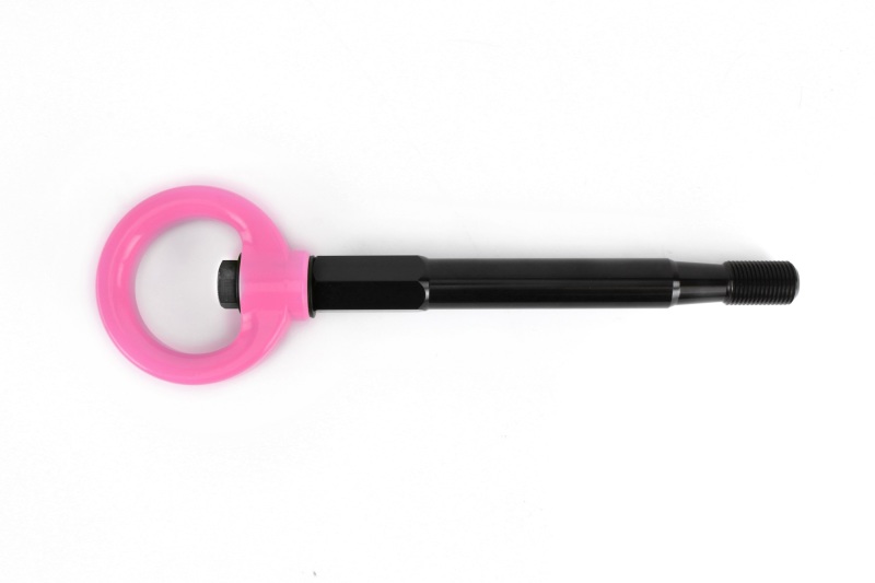 PERRIN 22-25 Subaru WRX / 18-23 Crosstrek / 17-23 Impreza Forester Tow Hook Kit (Front) - Hyper Pink - PSP-BDY-237HP