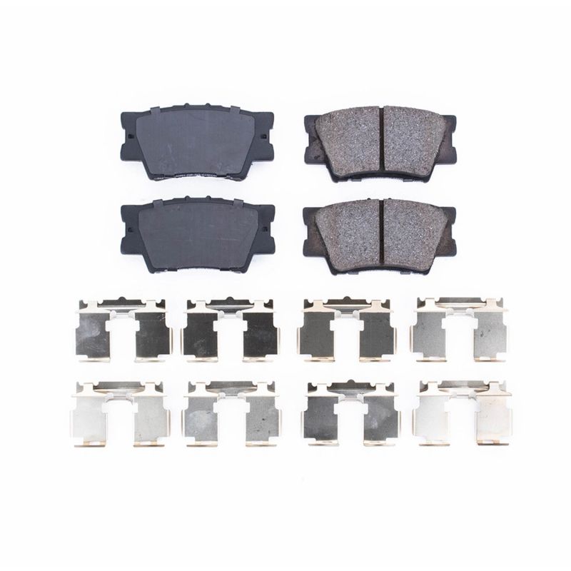 Power Stop 13-18 Lexus ES300h Rear Z17 Evolution Ceramic Brake Pads w/Hardware - 17-1212 Power Stop 13-18 Lexus ES300h Rear Z17 Evolution Ceramic Brake Pads w/Hardware - 17-1212