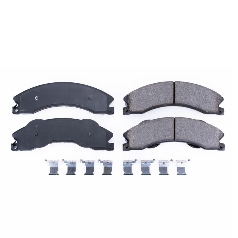 Power Stop 2011 GMC Sierra 2500 HD Front or Rear Z17 Evolution Ceramic Brake Pads w/Hardware - 17-1411 Power Stop 2011 GMC Sierra 2500 HD Front or Rear Z17 Evolution Ceramic Brake Pads w/Hardware - 17-1411