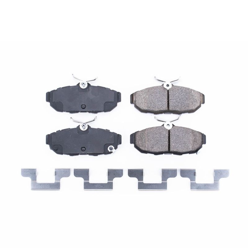 Power Stop 11-14 Ford Mustang Rear Z17 Evolution Ceramic Brake Pads w/Hardware - 17-1465