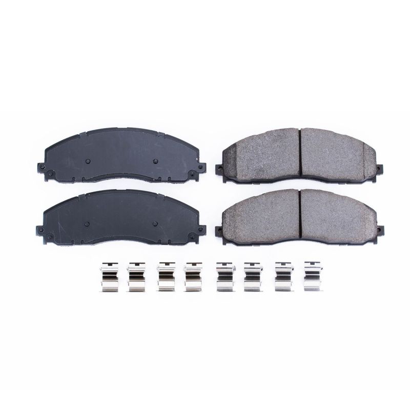 Power Stop 12-19 Ford F-250 Super Duty Front Z17 Evolution Ceramic Brake Pads w/Hardware - 17-1680 Power Stop 12-19 Ford F-250 Super Duty Front Z17 Evolution Ceramic Brake Pads w/Hardware - 17-1680